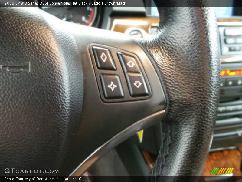 Jet Black / Saddle Brown/Black 2008 BMW 3 Series 335i Convertible