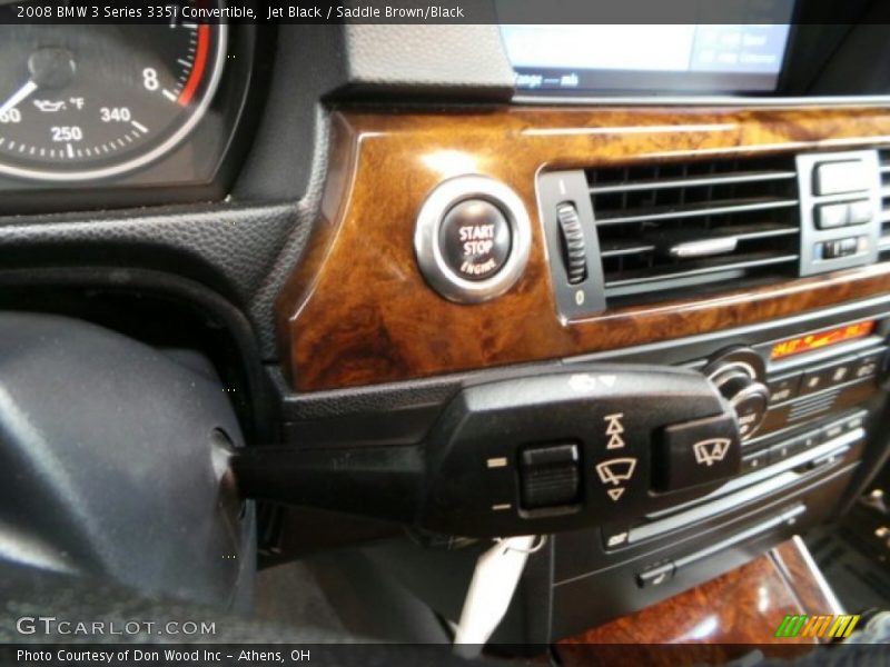 Jet Black / Saddle Brown/Black 2008 BMW 3 Series 335i Convertible