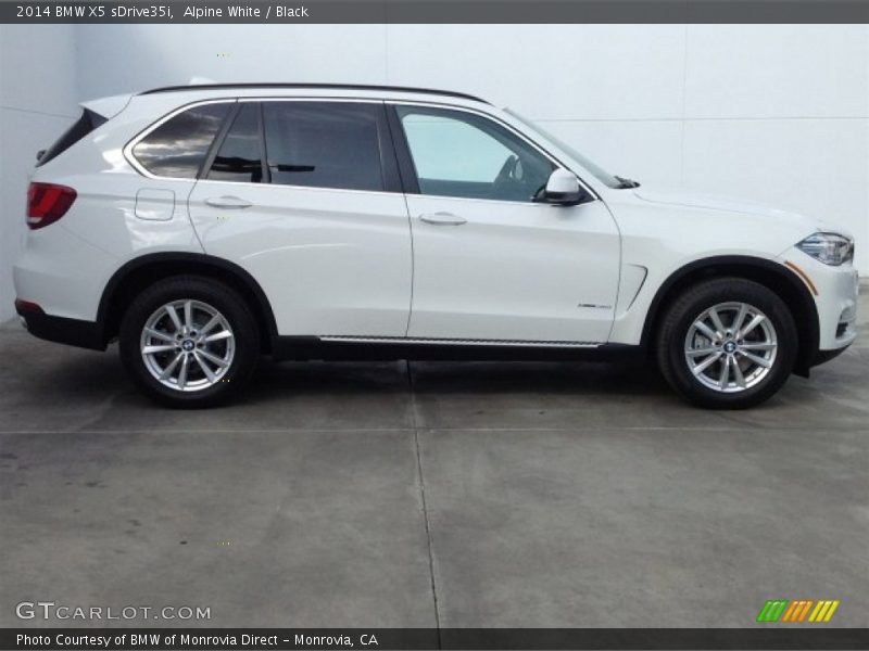 Alpine White / Black 2014 BMW X5 sDrive35i