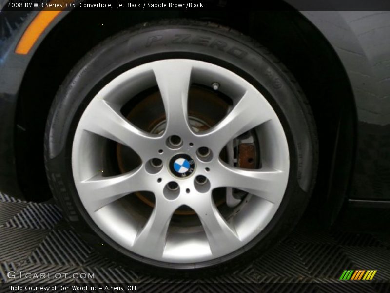 Jet Black / Saddle Brown/Black 2008 BMW 3 Series 335i Convertible