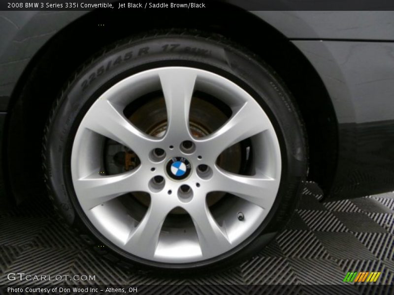 Jet Black / Saddle Brown/Black 2008 BMW 3 Series 335i Convertible