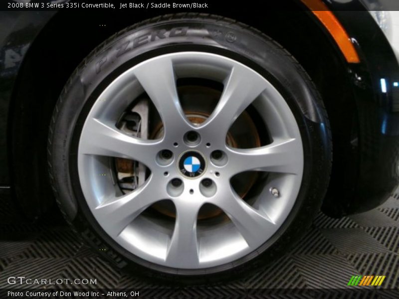 Jet Black / Saddle Brown/Black 2008 BMW 3 Series 335i Convertible