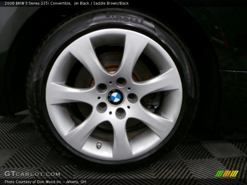 Jet Black / Saddle Brown/Black 2008 BMW 3 Series 335i Convertible
