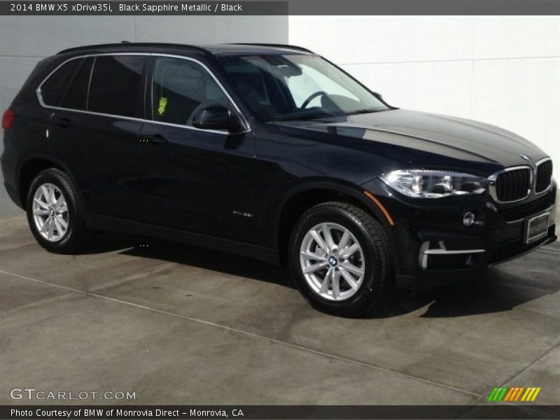 Black Sapphire Metallic / Black 2014 BMW X5 xDrive35i