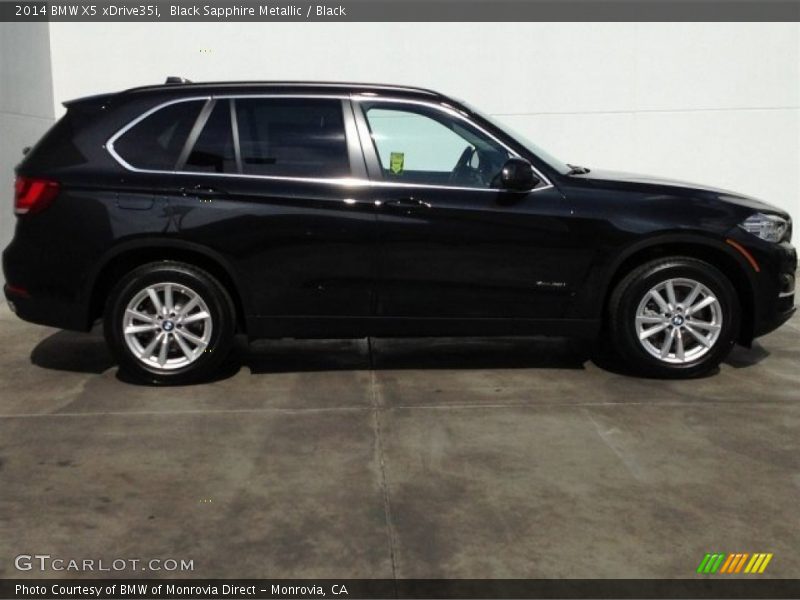Black Sapphire Metallic / Black 2014 BMW X5 xDrive35i