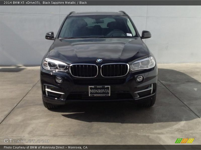 Black Sapphire Metallic / Black 2014 BMW X5 xDrive35i