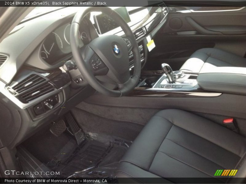 Black Sapphire Metallic / Black 2014 BMW X5 xDrive35i