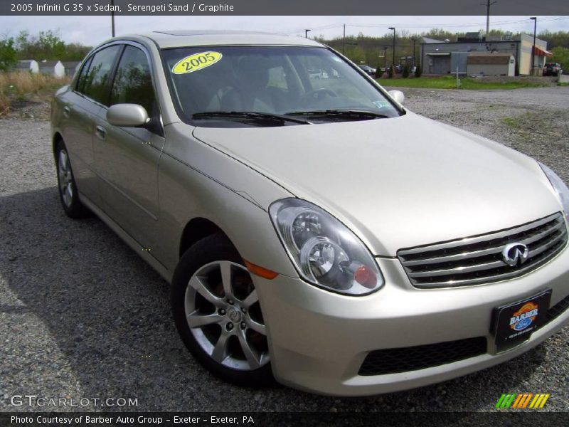Serengeti Sand / Graphite 2005 Infiniti G 35 x Sedan