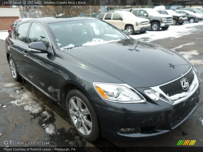 Smokey Granite Mica / Black 2010 Lexus GS 350 AWD