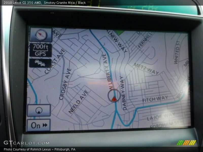 Smokey Granite Mica / Black 2010 Lexus GS 350 AWD