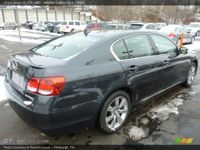 Smokey Granite Mica / Black 2010 Lexus GS 350 AWD