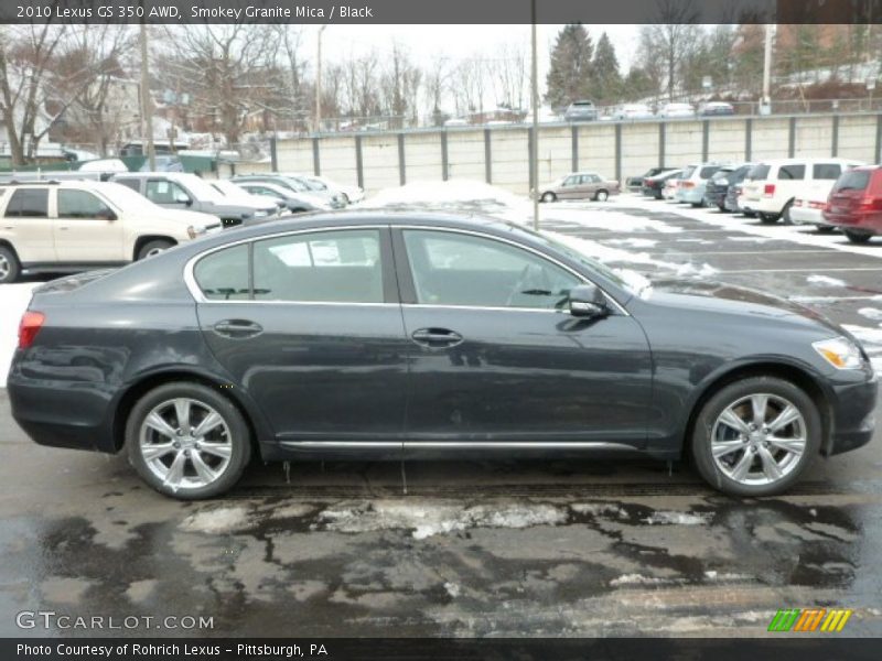 Smokey Granite Mica / Black 2010 Lexus GS 350 AWD