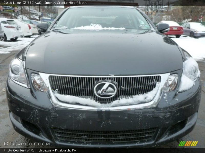 Smokey Granite Mica / Black 2010 Lexus GS 350 AWD