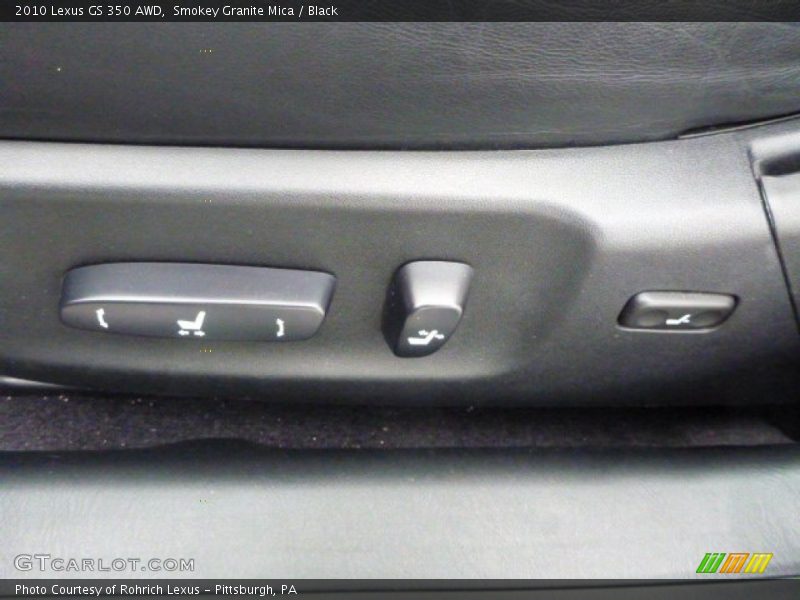 Smokey Granite Mica / Black 2010 Lexus GS 350 AWD