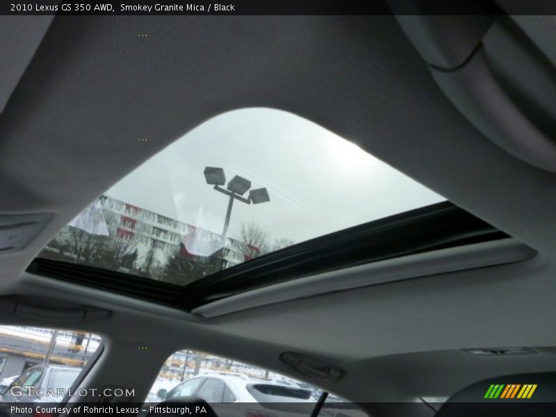 Smokey Granite Mica / Black 2010 Lexus GS 350 AWD