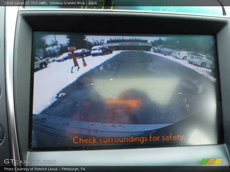 Smokey Granite Mica / Black 2010 Lexus GS 350 AWD