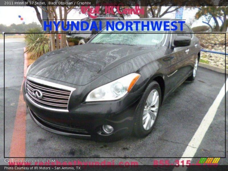 Black Obsidian / Graphite 2011 Infiniti M 37 Sedan