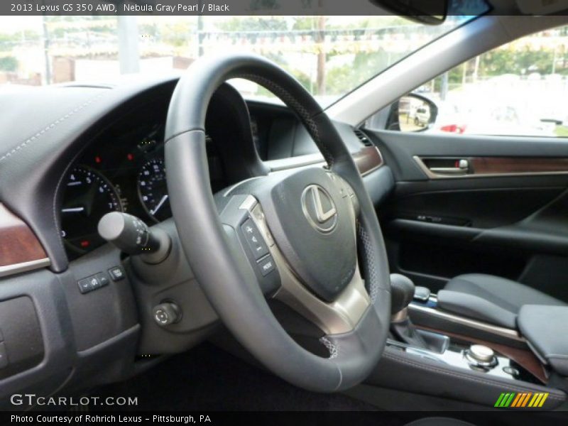 Nebula Gray Pearl / Black 2013 Lexus GS 350 AWD