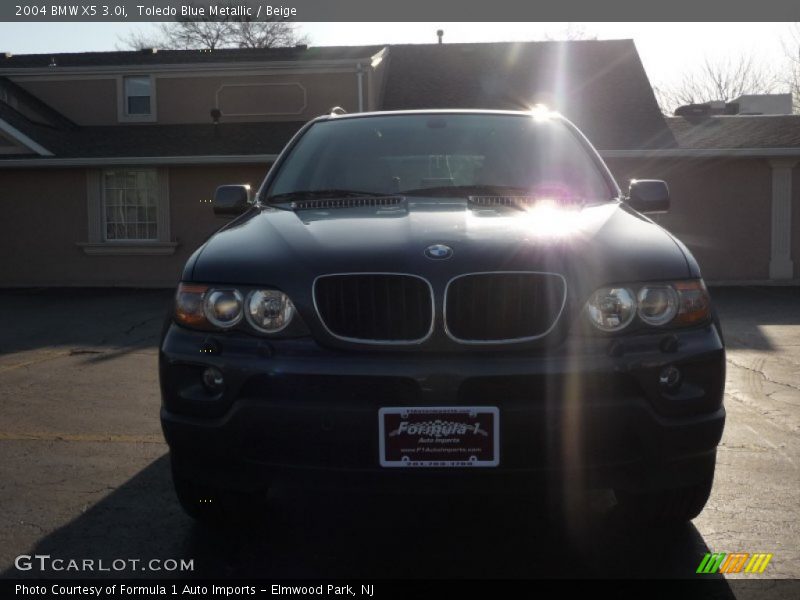 Toledo Blue Metallic / Beige 2004 BMW X5 3.0i