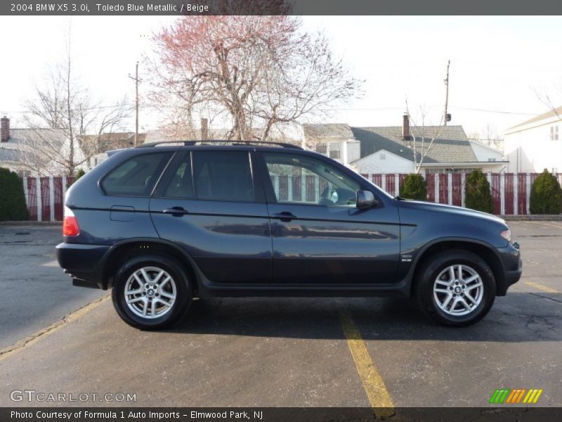 Toledo Blue Metallic / Beige 2004 BMW X5 3.0i