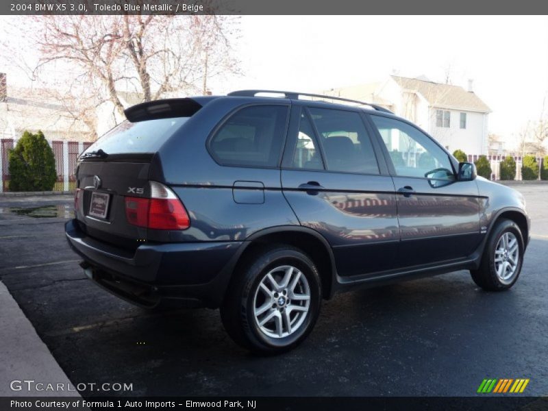 Toledo Blue Metallic / Beige 2004 BMW X5 3.0i