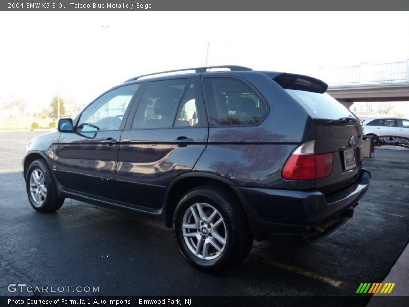 Toledo Blue Metallic / Beige 2004 BMW X5 3.0i