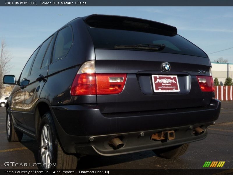 Toledo Blue Metallic / Beige 2004 BMW X5 3.0i