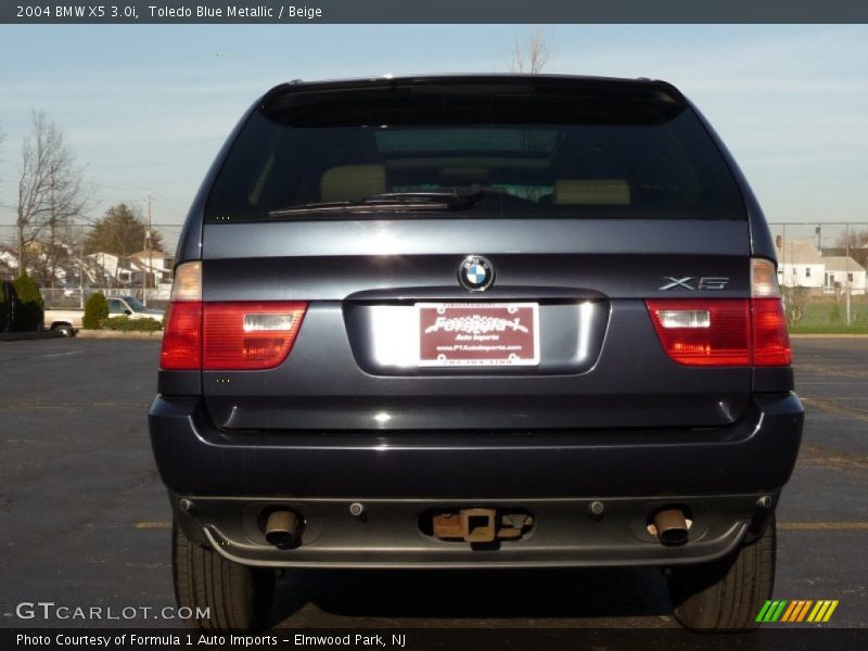 Toledo Blue Metallic / Beige 2004 BMW X5 3.0i