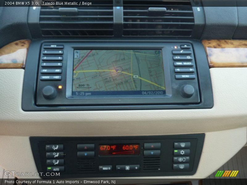 Toledo Blue Metallic / Beige 2004 BMW X5 3.0i