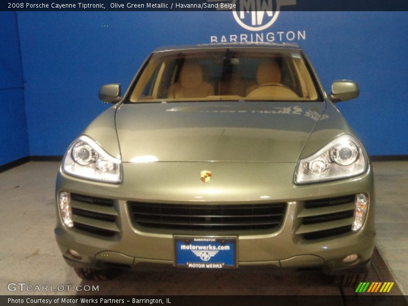 Olive Green Metallic / Havanna/Sand Beige 2008 Porsche Cayenne Tiptronic