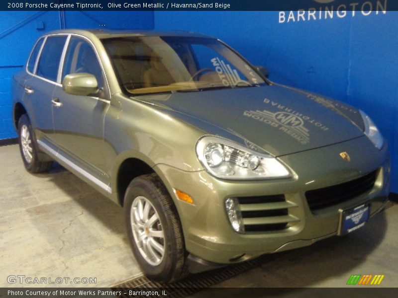 Olive Green Metallic / Havanna/Sand Beige 2008 Porsche Cayenne Tiptronic