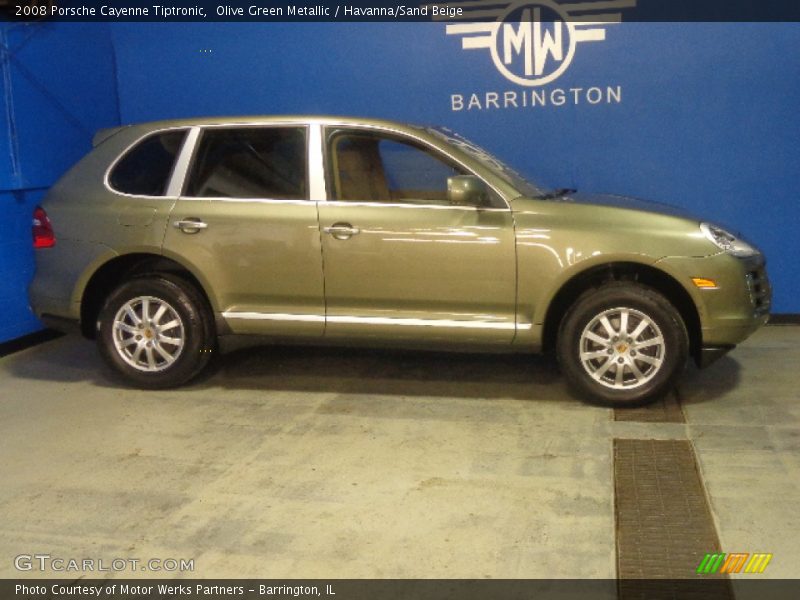 Olive Green Metallic / Havanna/Sand Beige 2008 Porsche Cayenne Tiptronic
