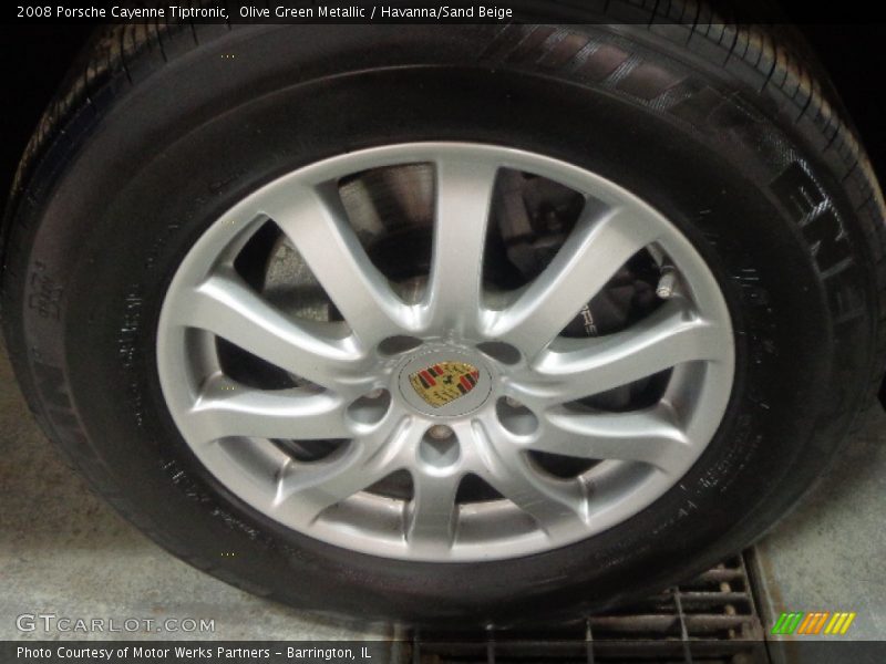 Olive Green Metallic / Havanna/Sand Beige 2008 Porsche Cayenne Tiptronic