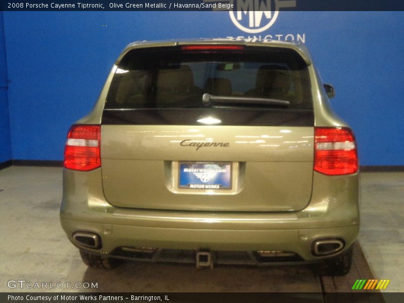 Olive Green Metallic / Havanna/Sand Beige 2008 Porsche Cayenne Tiptronic