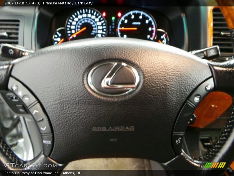 Titanium Metallic / Dark Gray 2007 Lexus GX 470