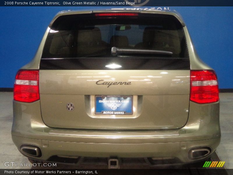 Olive Green Metallic / Havanna/Sand Beige 2008 Porsche Cayenne Tiptronic