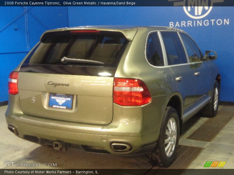 Olive Green Metallic / Havanna/Sand Beige 2008 Porsche Cayenne Tiptronic
