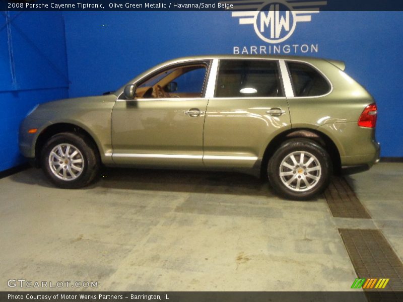 Olive Green Metallic / Havanna/Sand Beige 2008 Porsche Cayenne Tiptronic