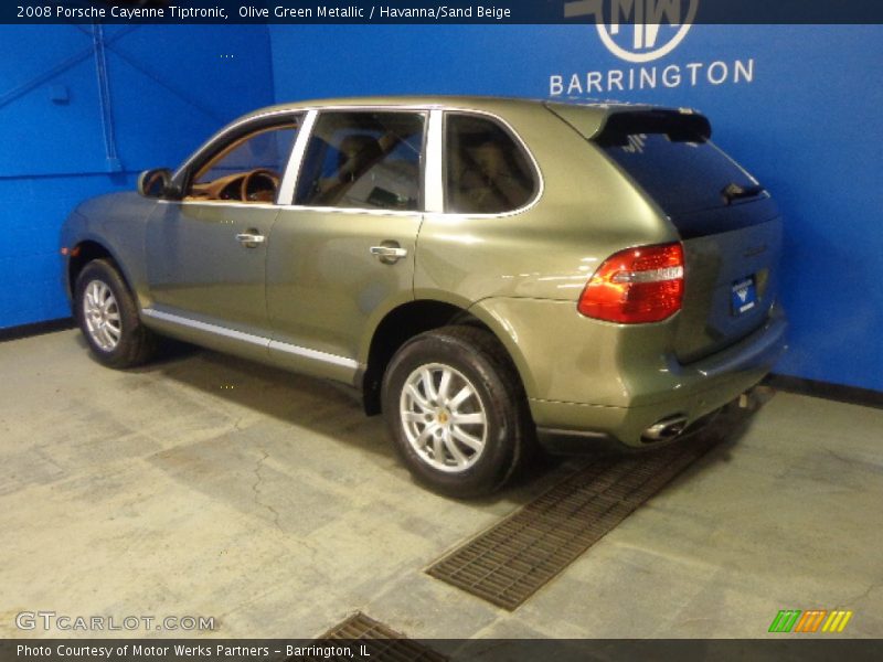 Olive Green Metallic / Havanna/Sand Beige 2008 Porsche Cayenne Tiptronic