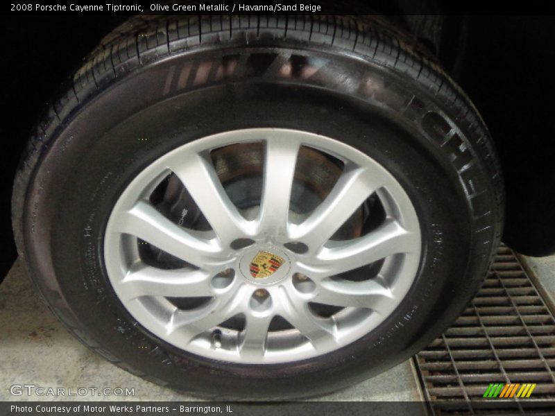 Olive Green Metallic / Havanna/Sand Beige 2008 Porsche Cayenne Tiptronic