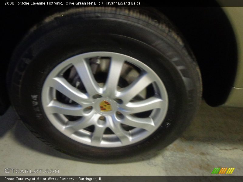 Olive Green Metallic / Havanna/Sand Beige 2008 Porsche Cayenne Tiptronic