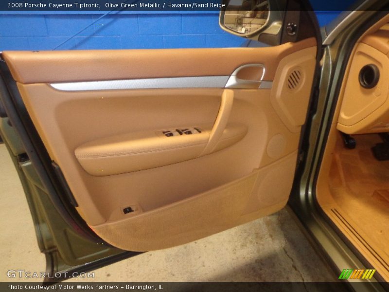 Olive Green Metallic / Havanna/Sand Beige 2008 Porsche Cayenne Tiptronic