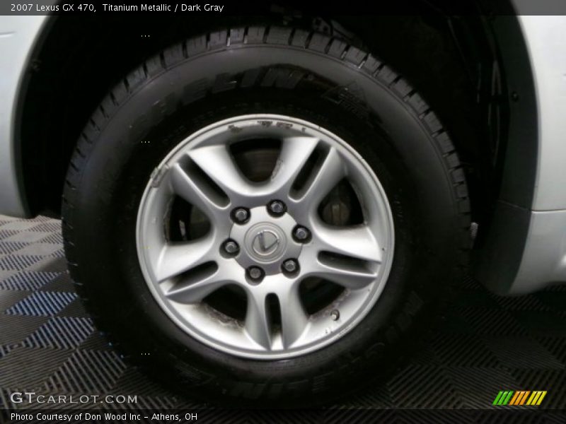 Titanium Metallic / Dark Gray 2007 Lexus GX 470