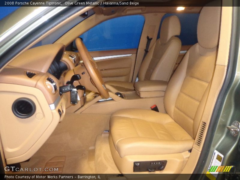 Olive Green Metallic / Havanna/Sand Beige 2008 Porsche Cayenne Tiptronic