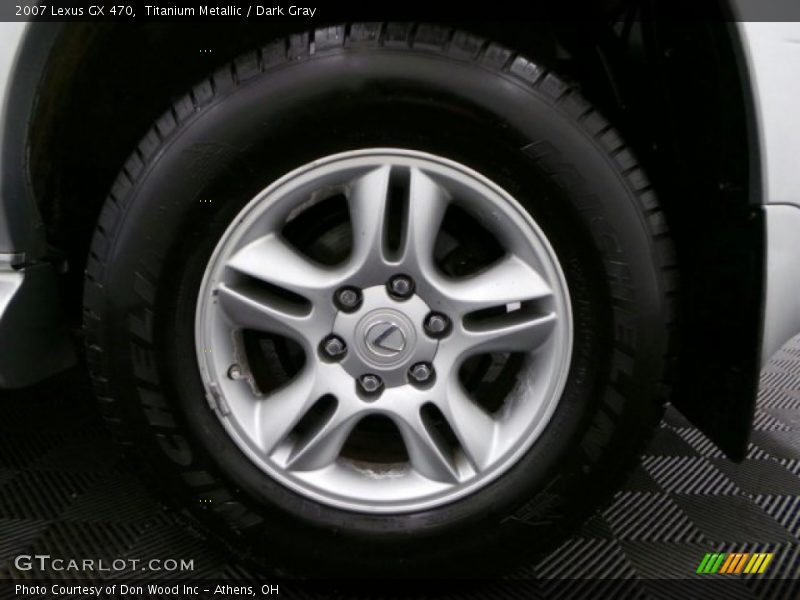 Titanium Metallic / Dark Gray 2007 Lexus GX 470