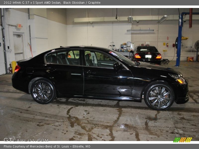 Black Obsidian / Graphite 2012 Infiniti G 37 x S Sport AWD Sedan