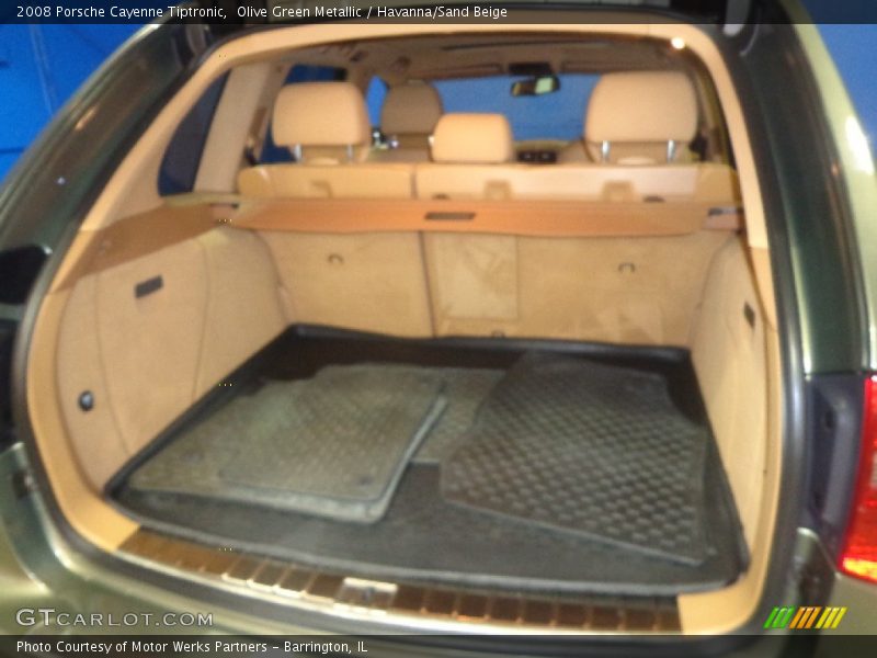 Olive Green Metallic / Havanna/Sand Beige 2008 Porsche Cayenne Tiptronic