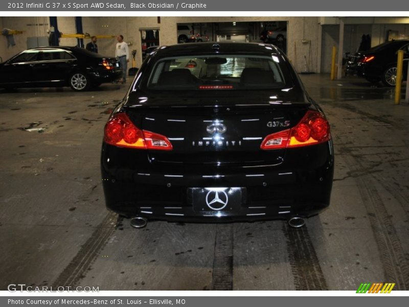 Black Obsidian / Graphite 2012 Infiniti G 37 x S Sport AWD Sedan