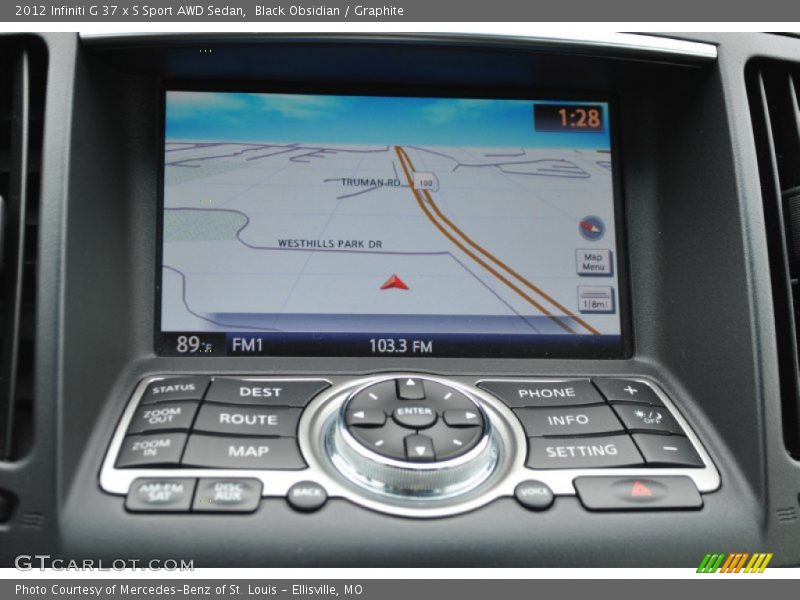 Black Obsidian / Graphite 2012 Infiniti G 37 x S Sport AWD Sedan