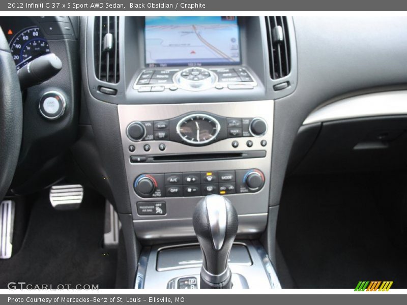 Black Obsidian / Graphite 2012 Infiniti G 37 x S Sport AWD Sedan